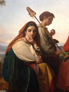 Francois-Joseph Navez, Die Spinnerinnen von Fondi, 1845, Neue Pinakothek München