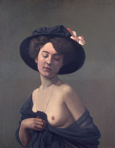 Felix Vallotton, Woman with black hat