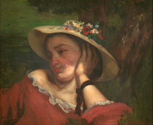 Gustave Courbet, Woman with Hat