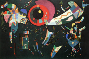 Vassily Kandinsky, Around the circle, 1940