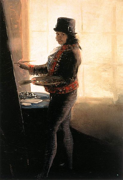 Francisco de Goya, Self-Portrait in the Workshop, 1790-95