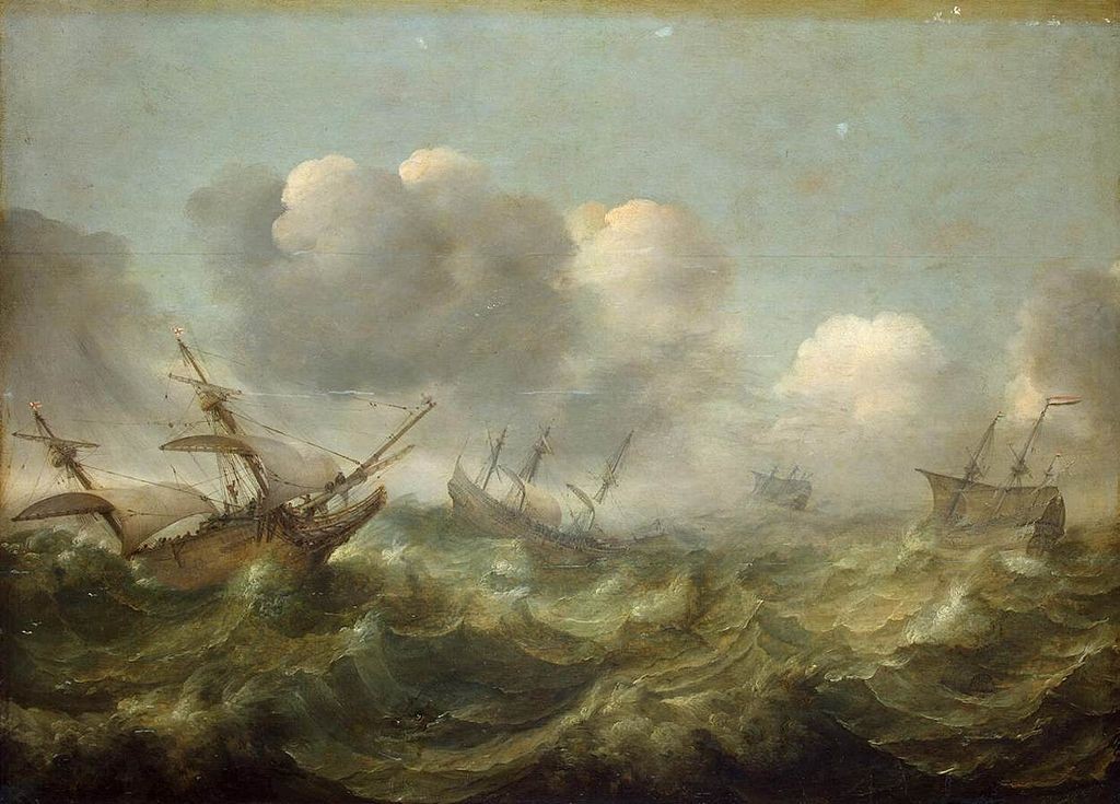Abraham Willaerts, Stormy Sea