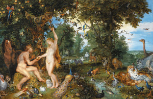 Jan Brueghel und Rubens, Paradies und Sündenfall, um 1615