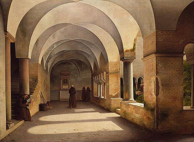 Christoffer Wilhelm Eckersberg, San Lorenzo fuori le mura, 1824 - ©Public domain