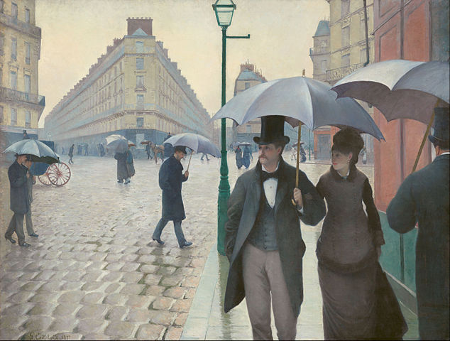 Gustave Caillebotte, Paris Street; Rainy Day, 1877
