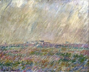 Claude Monet, Rain, 1886