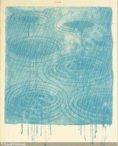 David Hockney, Rain, 1973 - ©David Hockney