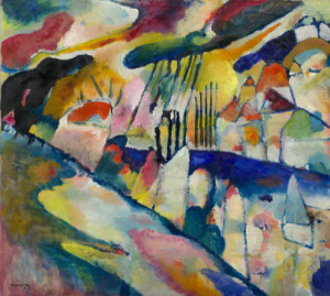 Wassily Kandinsky, Landscape with rain, 1913